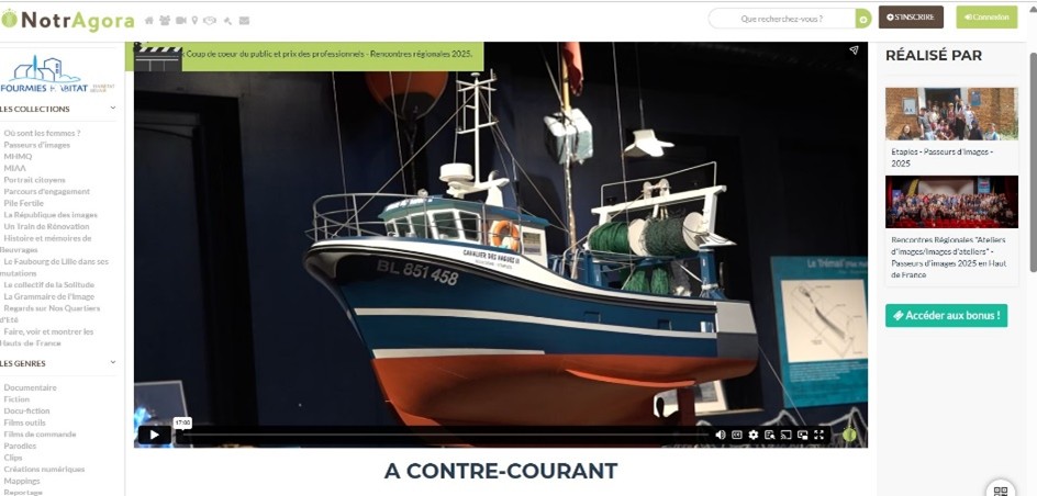 Page du média A contre courant